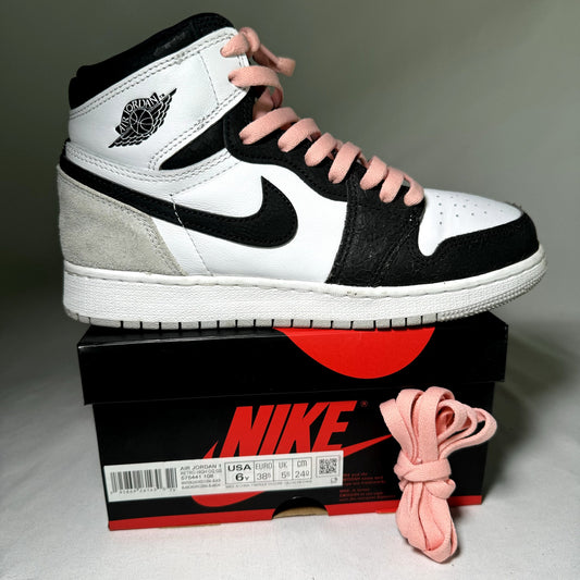 Air Jordan 1 Retro OG GS Stage Haze 2022 Kids Shoes - Size 6