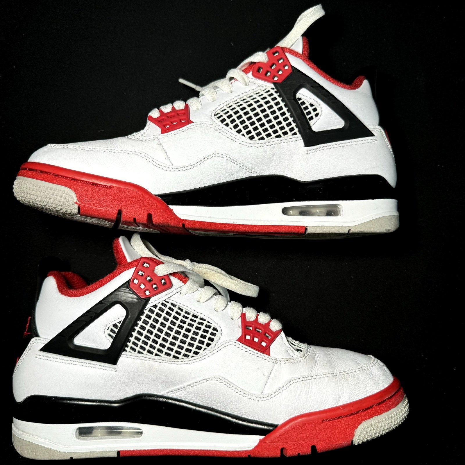 Air Jordan 4 Retro OG Fire Red 2020 Men's Shoes  - Size 7.5