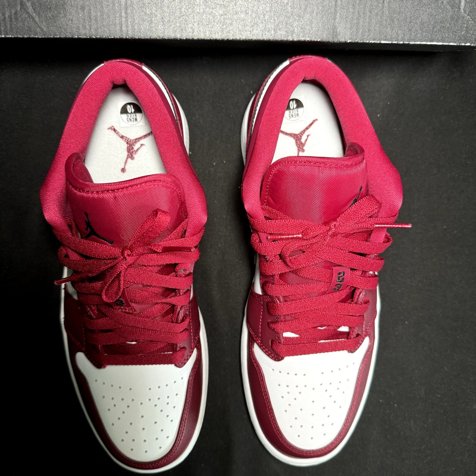 Air Jordan 1 Low Noble Red 2020 Men's Shoes  - Size 10