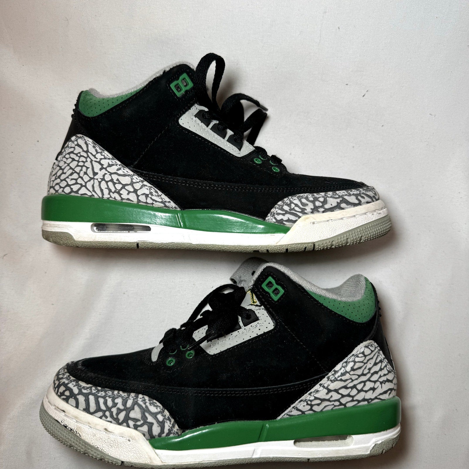 Air Jordan 3 Retro GS Pine Green Kids Shoes - Size 6