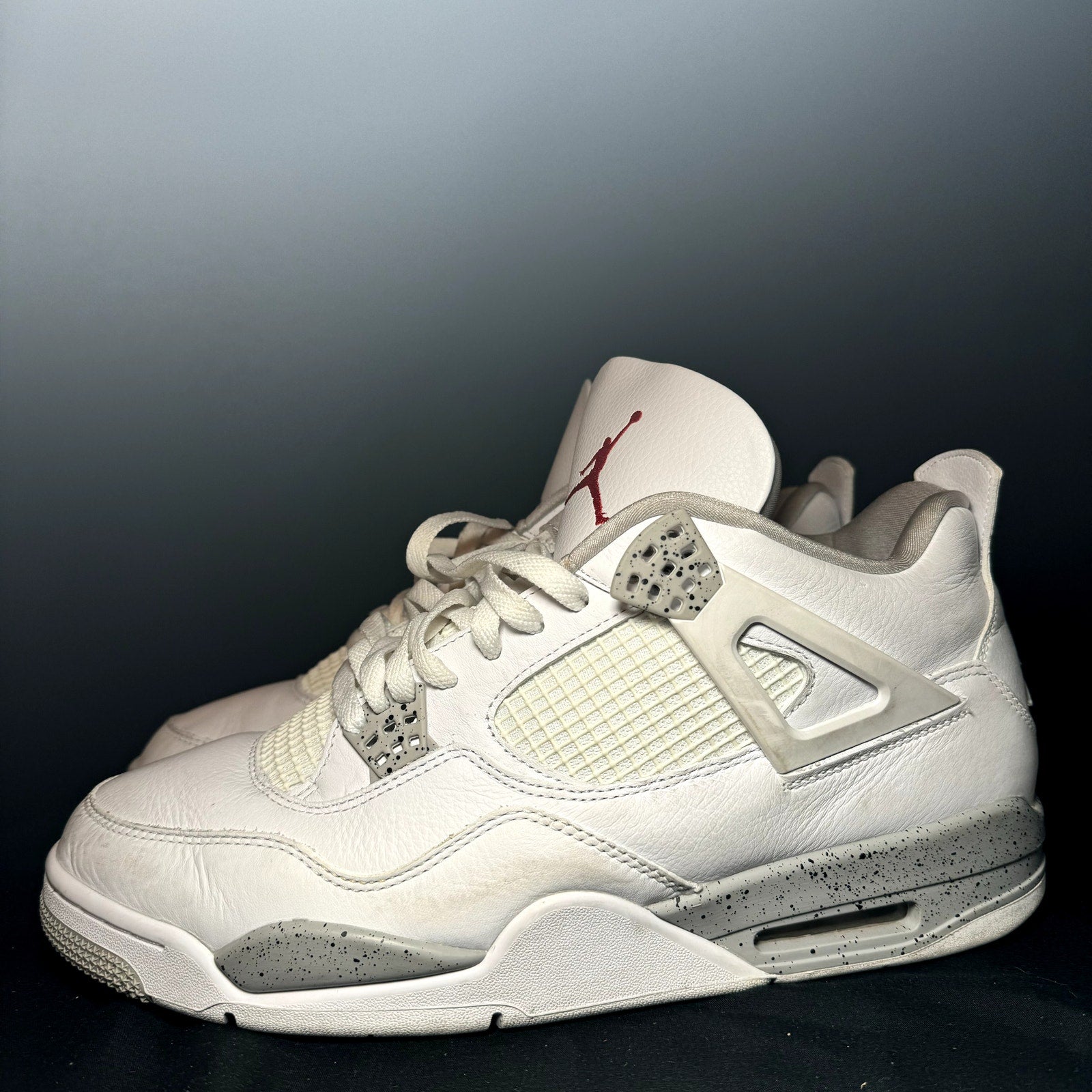 Air Jordan 4 Retro White Oreo Men's Shoes - Size 14