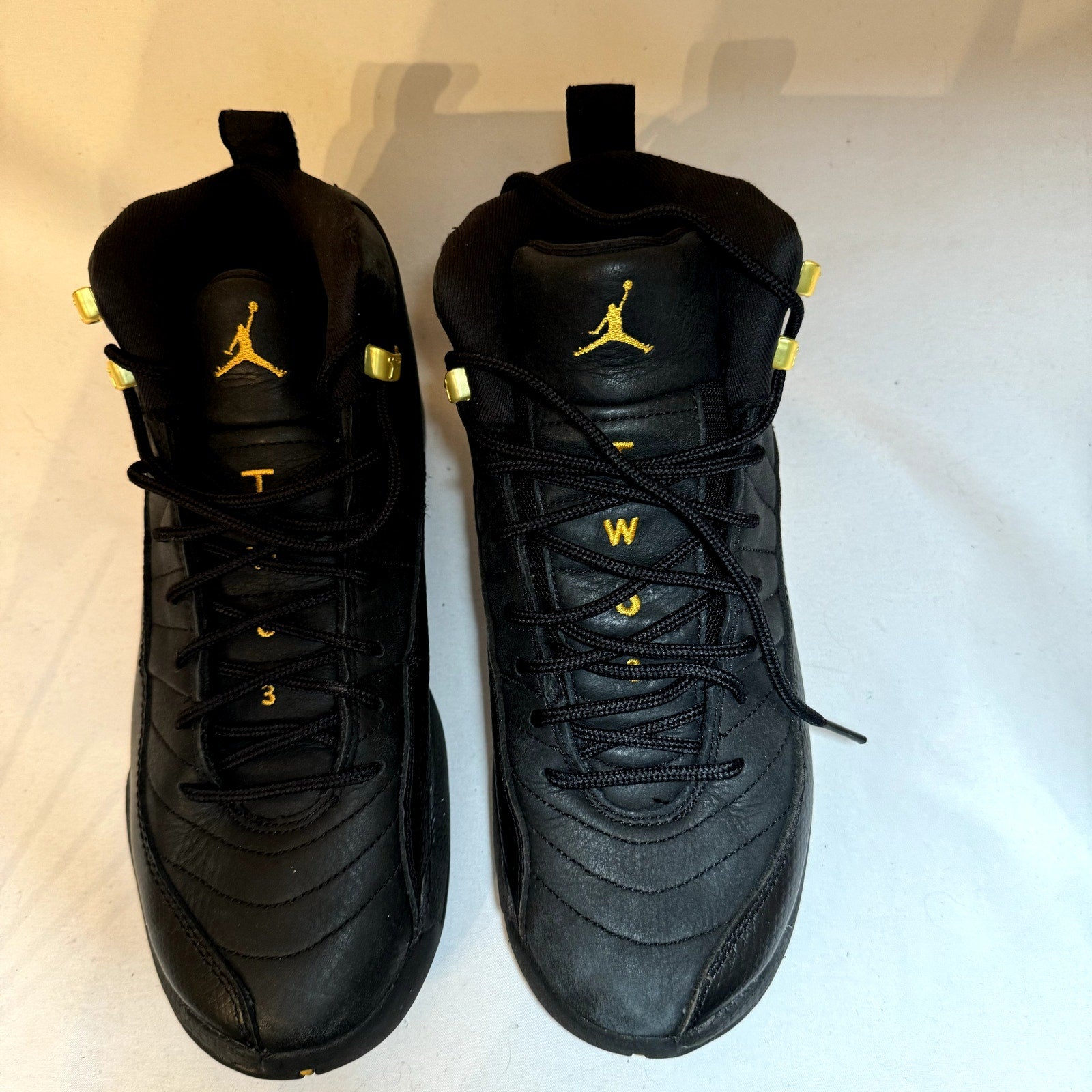 Air Jordan 12 Retro GS Black Taxi Kids Shoes - Size 7