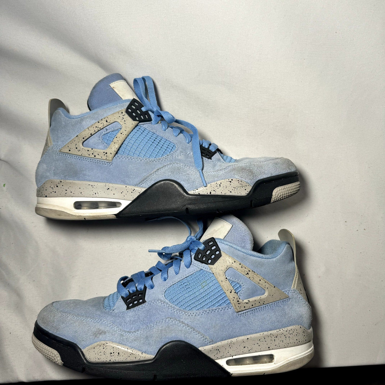 Air Jordan 4 Retro University Blue Men's Shoes - Size 12