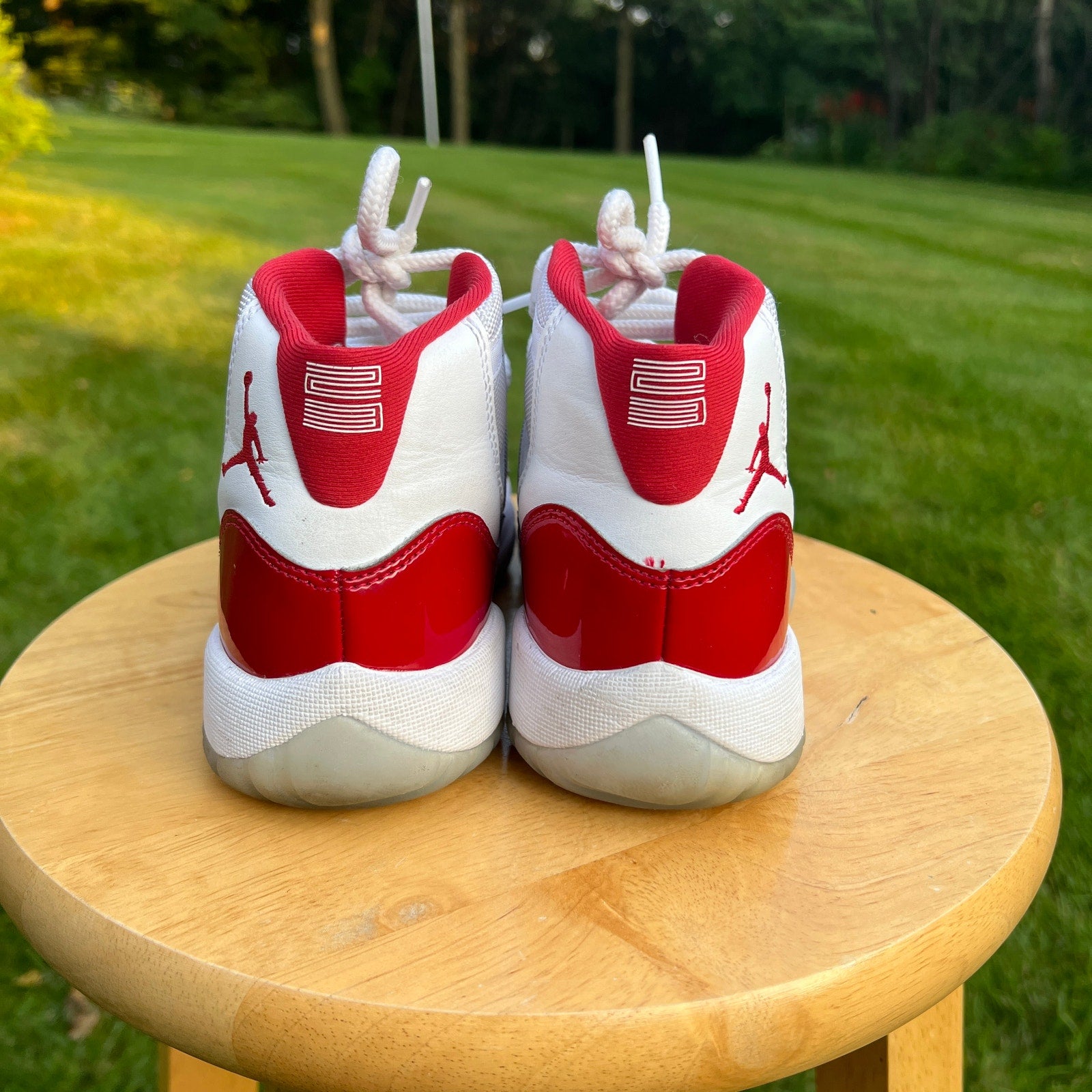 Air Jordan 11 Retro GS Cherry Kids Shoes - Size 4.5