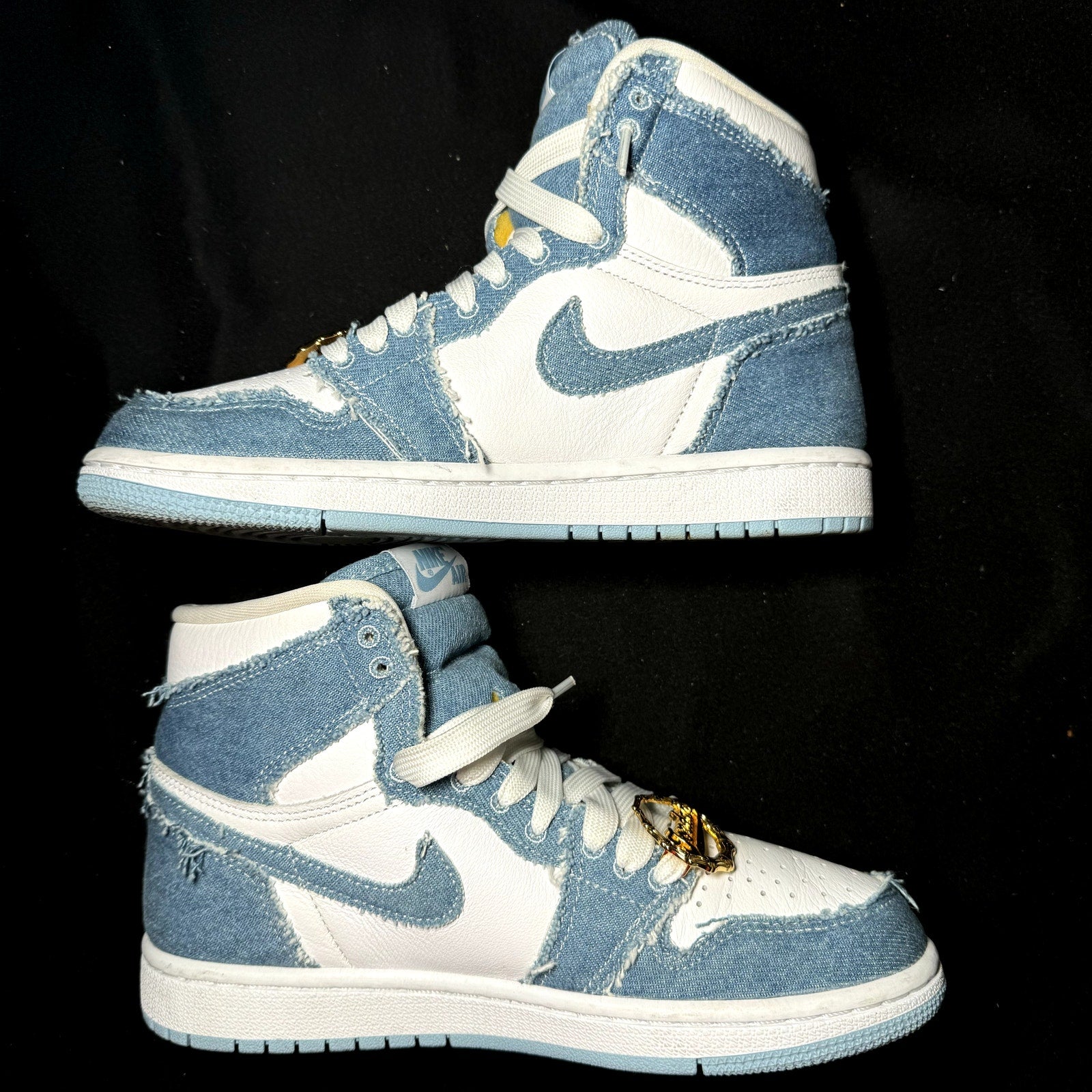 Air Jordan 1 Retro High OG Denim Women's Shoes - Size 6.5