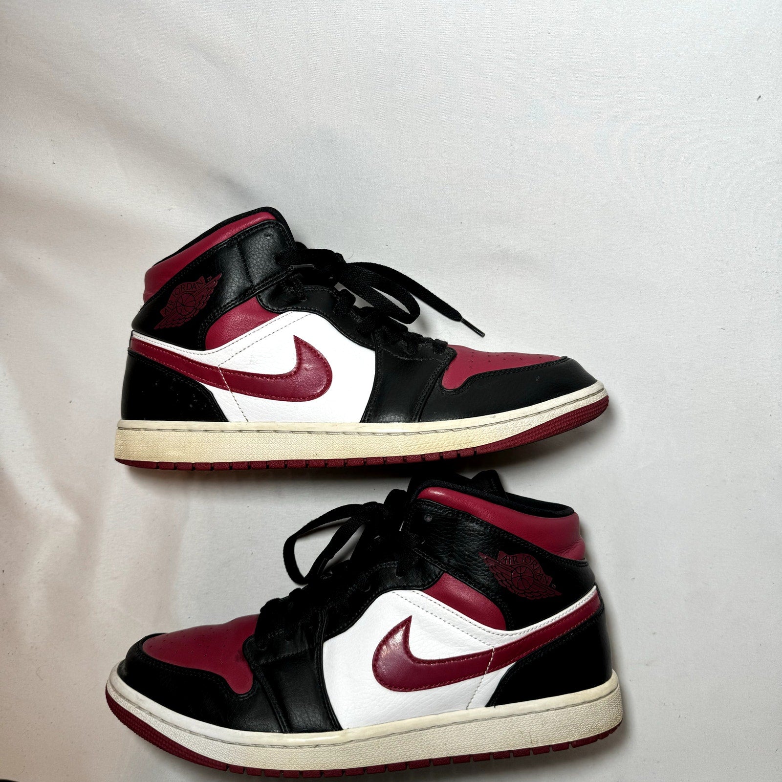 Air Jordan 1 Mid Noble Red Men's Shoes - Size 11