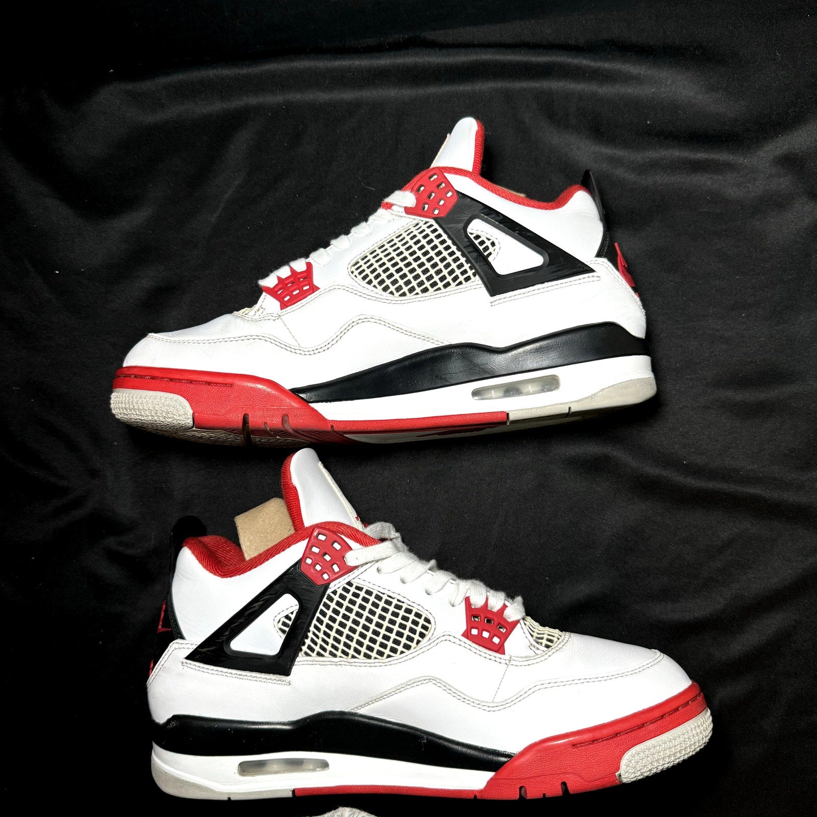 Air Jordan 4 Retro OG Fire Red 2020 Men's Shoes - Size 9.5