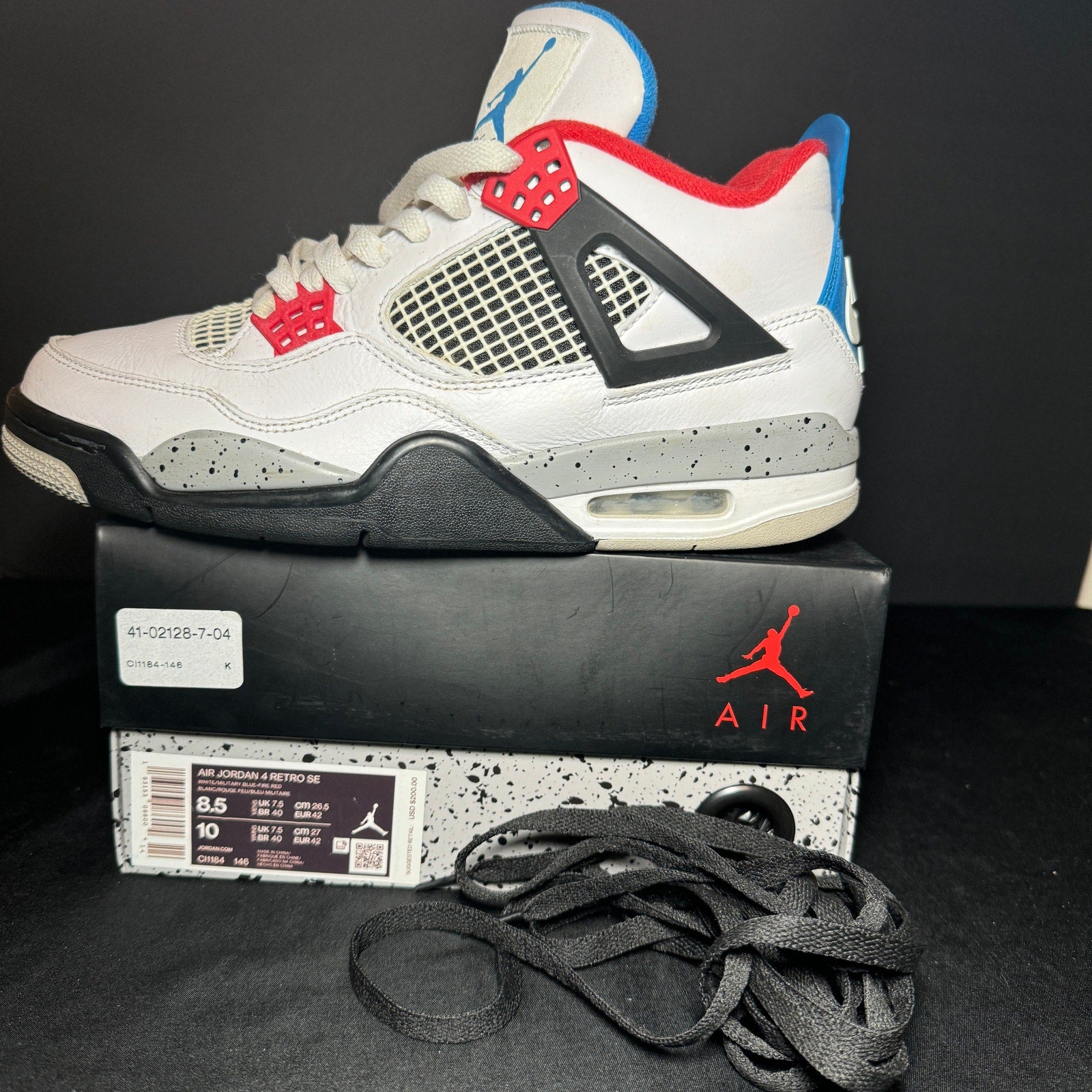 Air Jordan 4 Retro SE What The 4 Men's Shoes - Size 8.5