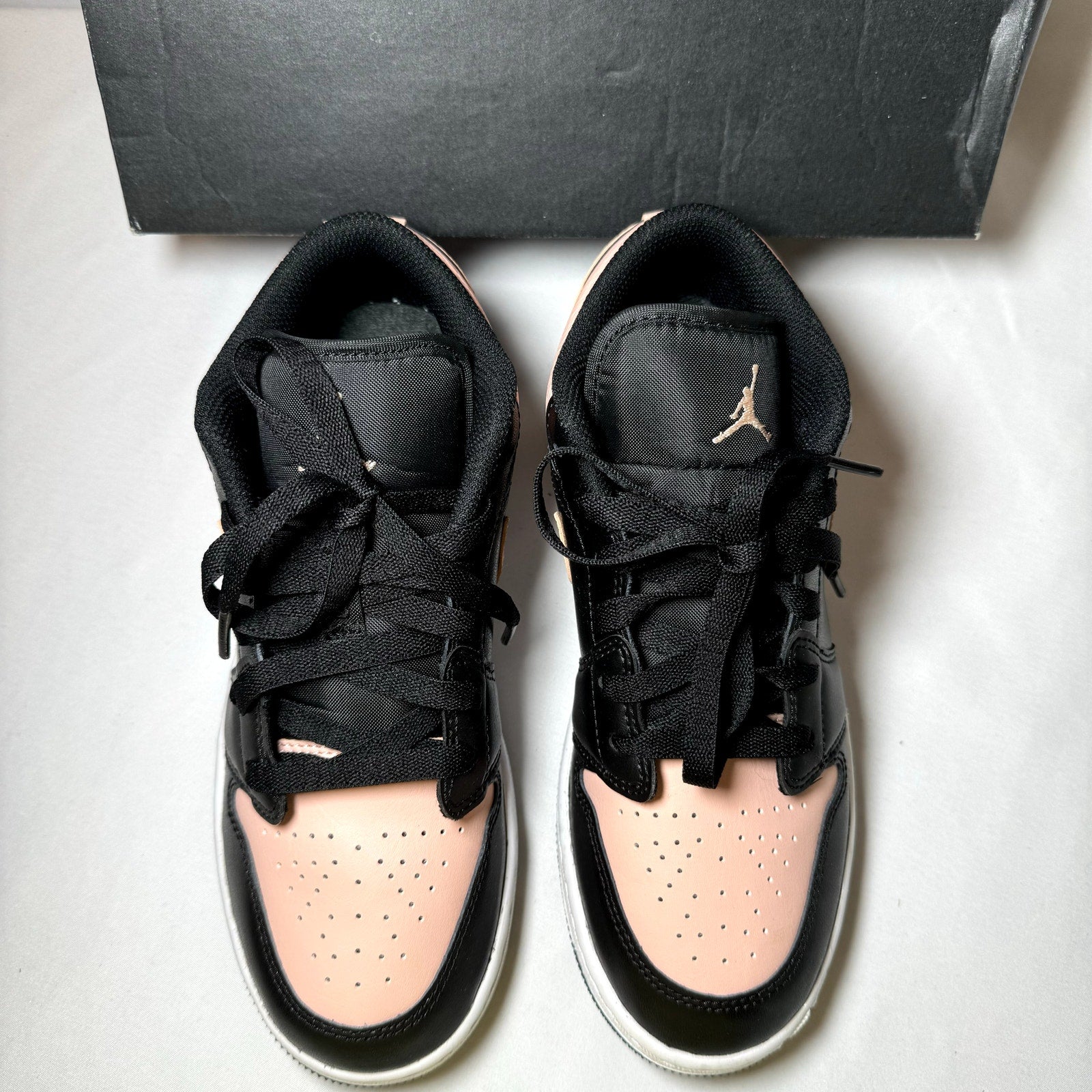 Air Jordan 1 Low GS Crimson Tint Shoes 2021 Kids Shoes - Size 5