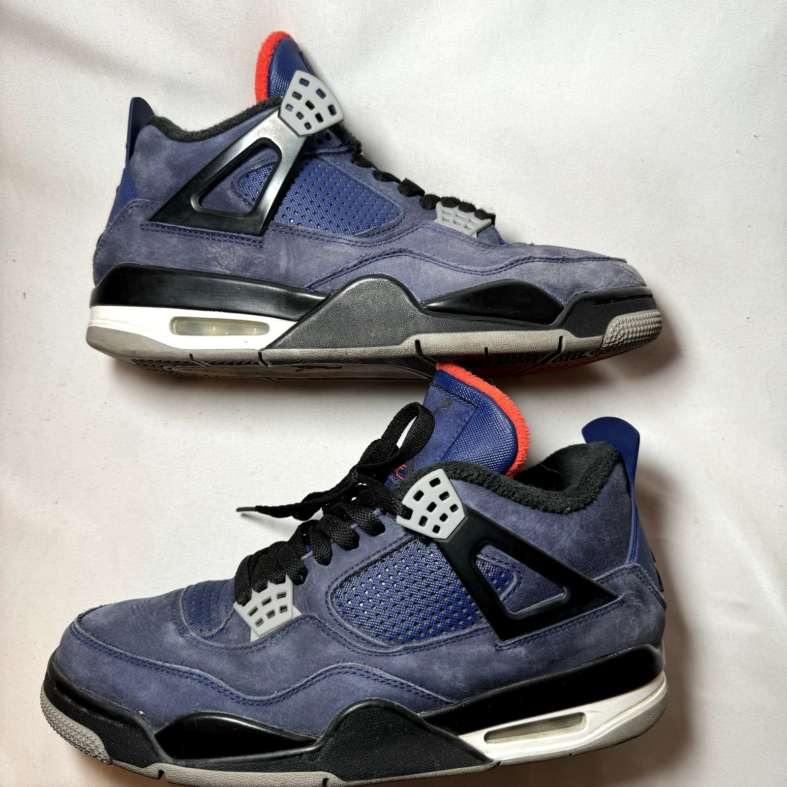 Air Jordan 4 Retro Winter Loyal Blue Men's Shoes - Size 9