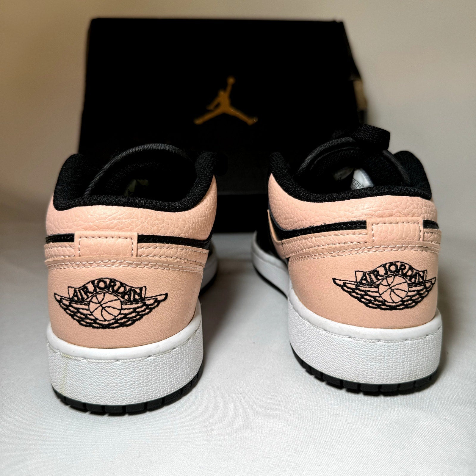 Air Jordan 1 Low GS Crimson Tint Shoes 2021 Kids Shoes - Size 5