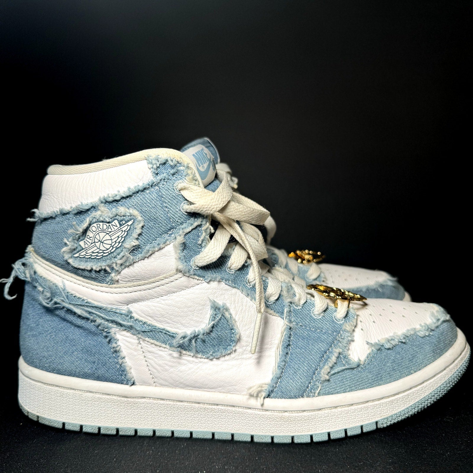 Air Jordan 1 Retro High OG Denim Women's Shoes - Size 9