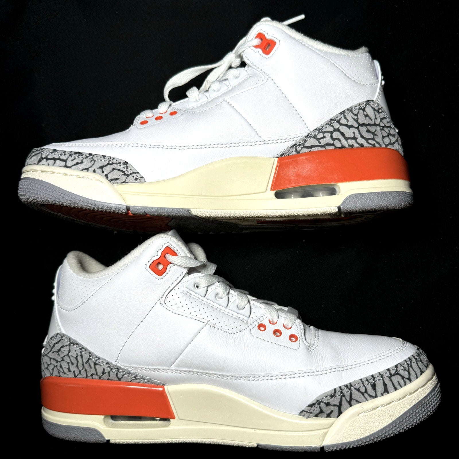 Air Jordan 3 Retro Georgia Peach Women's Shoes - Size 9