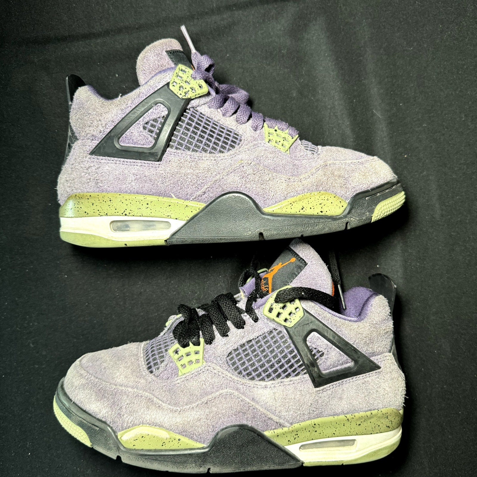 Air Jordan 4 Retro Canyon Purple Women's Shoes - Size 8