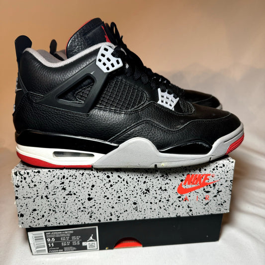 Air Jordan 4 Retro Bred Reimagined Men's Shoes - Size 9.5