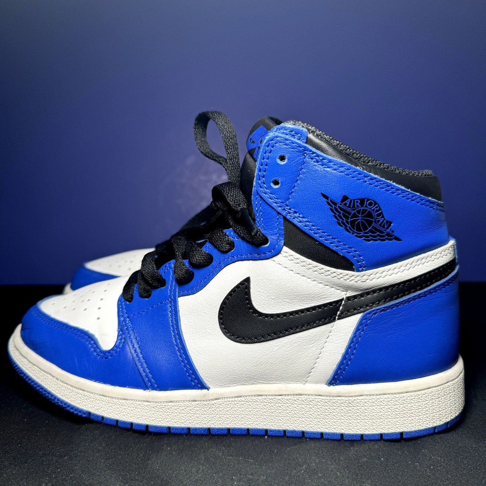 Air Jordan 1 Retro High OG BG Game Royal Kids Shoes - Size 4.5