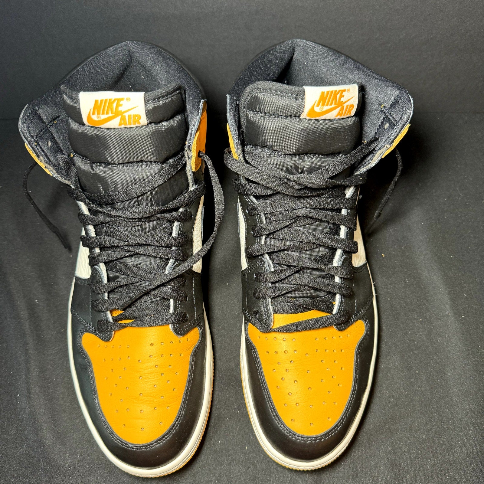 Air Jordan 1 Retro High OG Yellow Toe Men's Shoes - Size 13