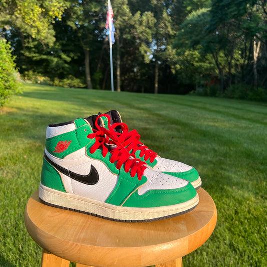 Air Jordan I Retro High OG Lucky Green Women's Shoes - Size 8