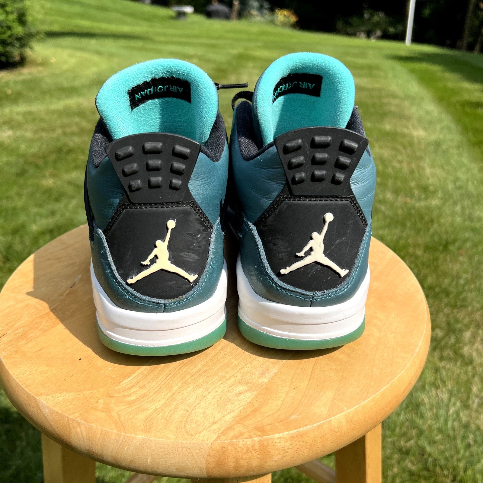 Air Jordan 4 Retro Teal Men's Shoes - Size 10.5