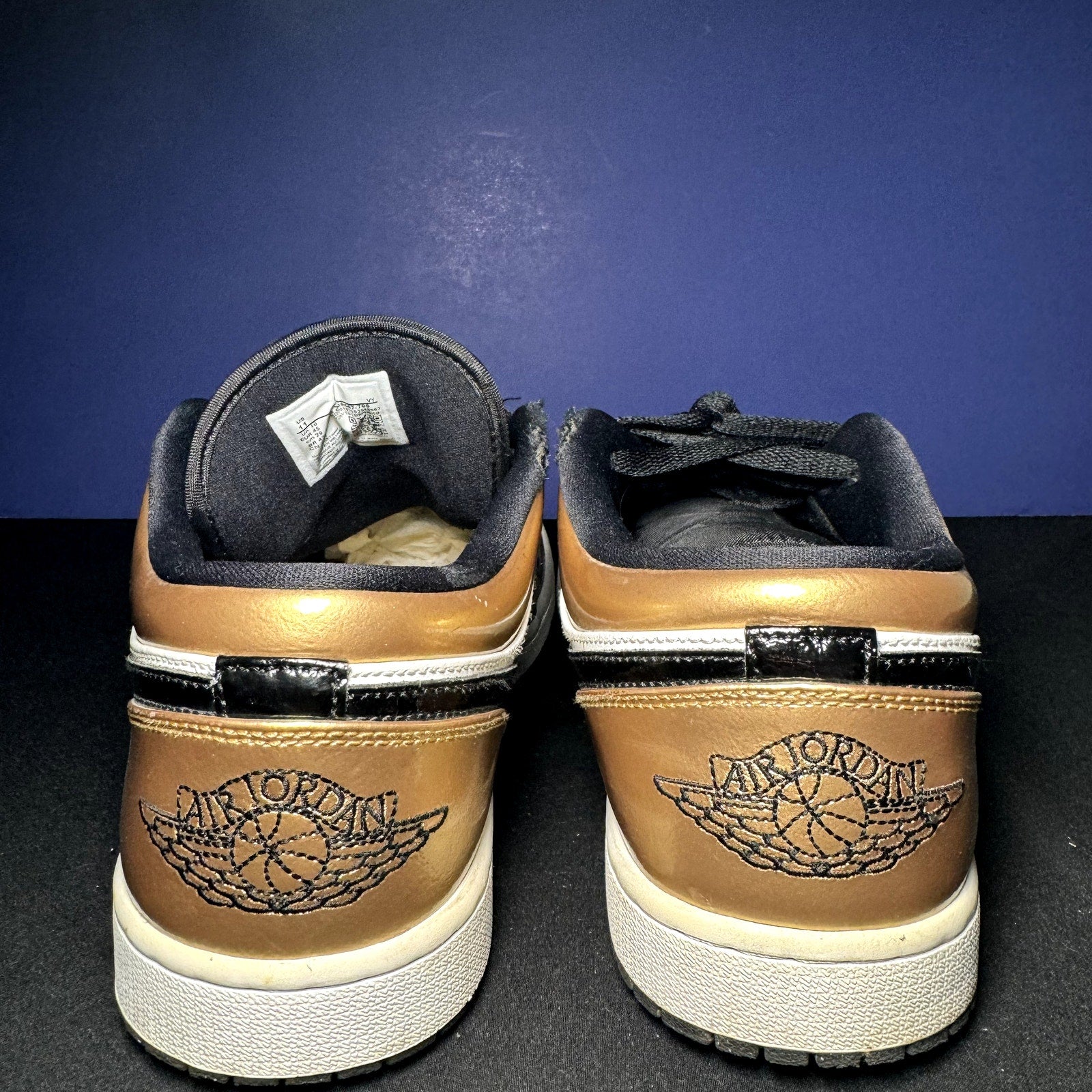 Air Jordan 1 Low Gold Toe Men's Shoes - Size 11