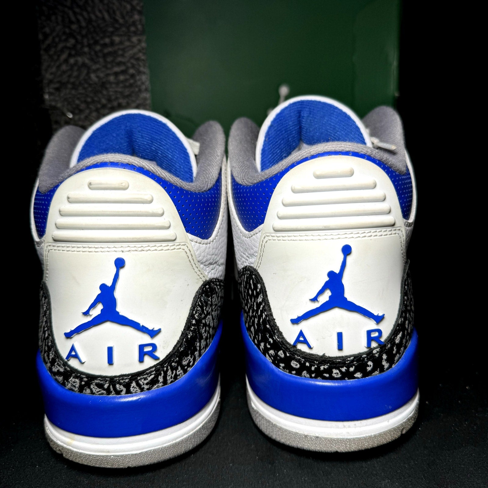 Air Jordan 3 Retro Racer Blue Men's Shoes - Size 12