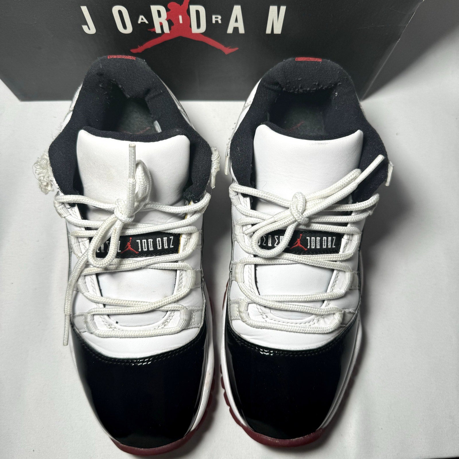 Air Jordan 11 Retro Low GS Concord-Bred 2020 Kids Shoes - Size 6.5