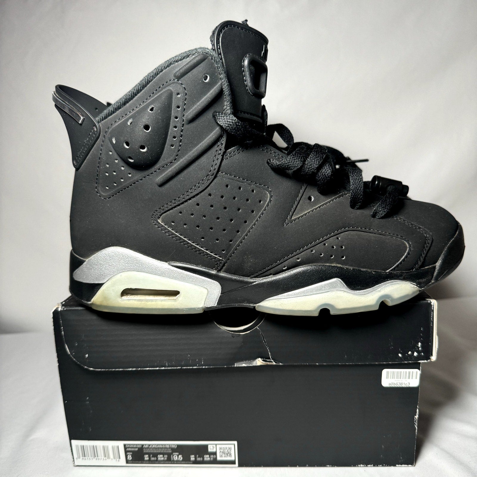 Air Jordan 6 Retro Chrome 2022 Men's Shoes - Size 8