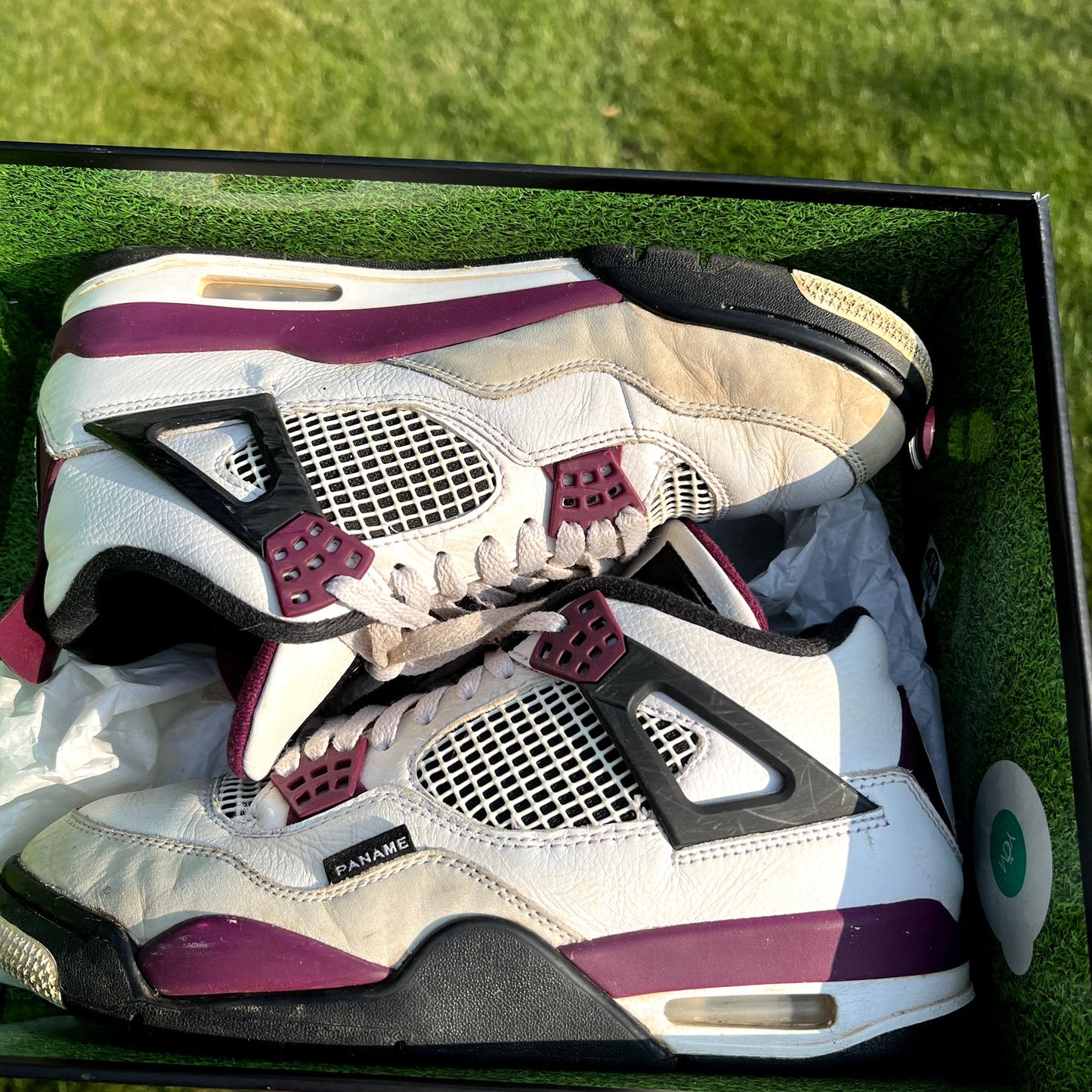 Paris Saint-Germain x Air Jordan 4 Retro Bordeaux 2020 Men's Shoes - Size 8.5