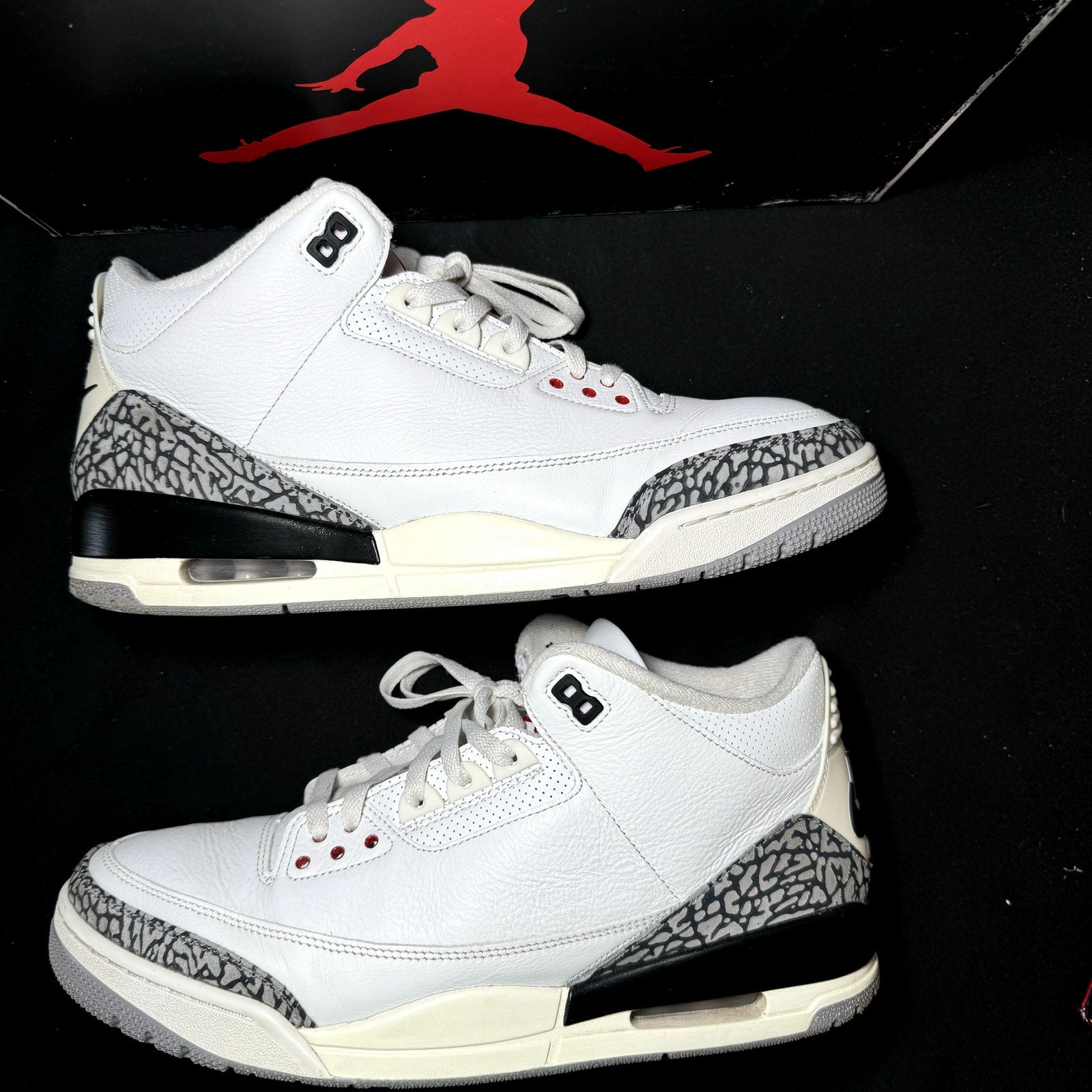 Air Jordan 3 Retro White Cement Reimagined Men's Shoes - Size 13