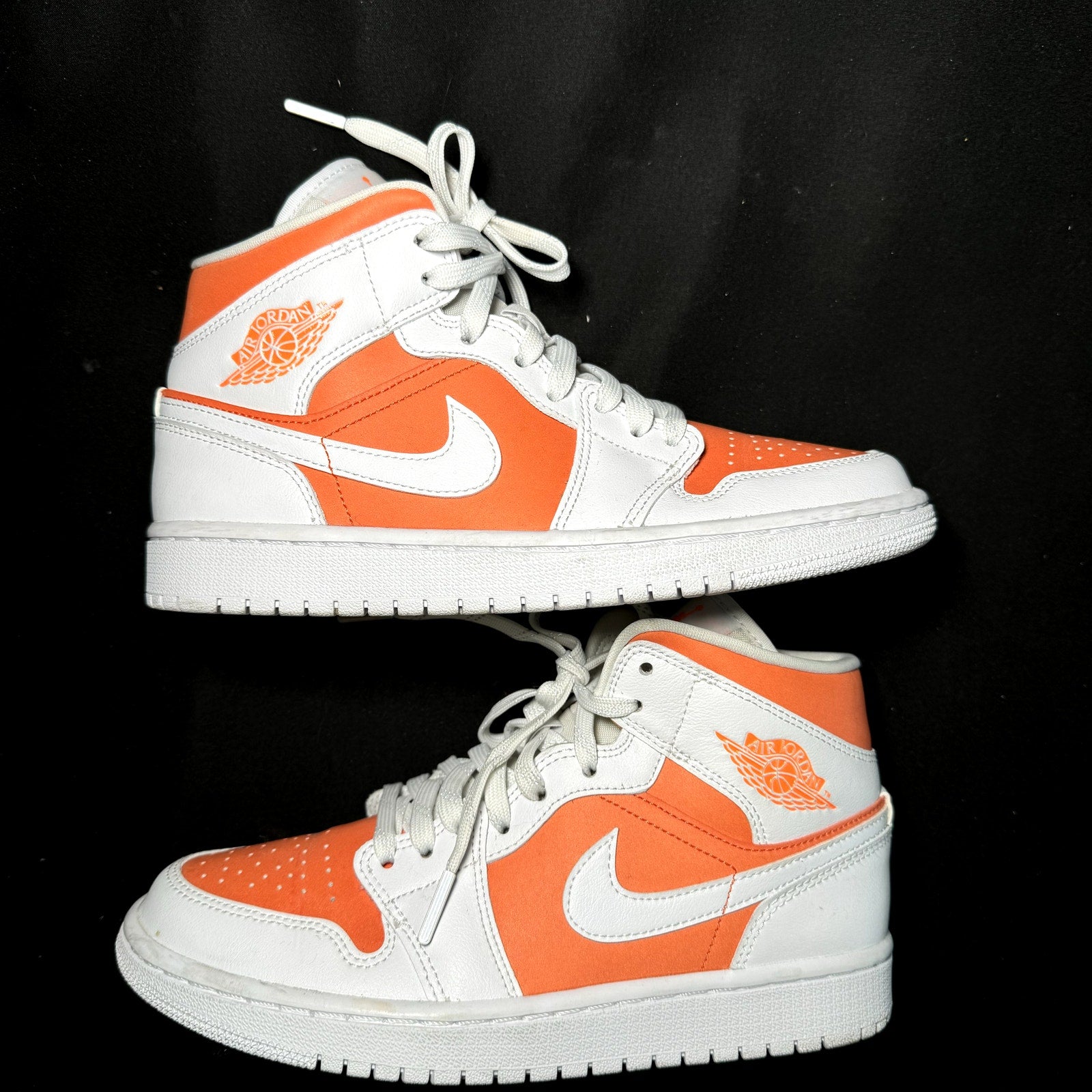 Air Jordan 1 Mid SE Bright Citrus Women's Shoes  - Size 7.5