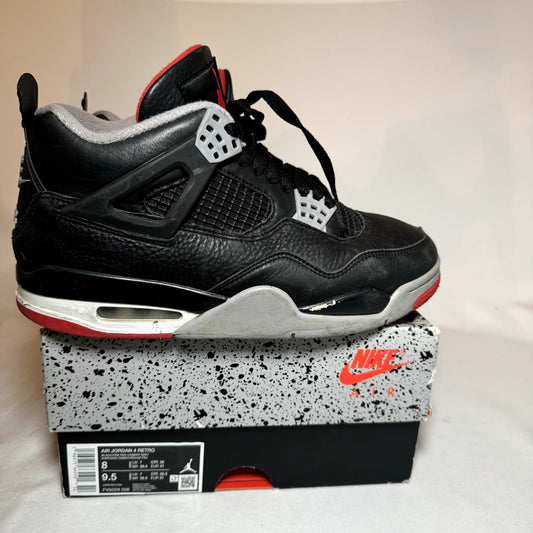 Air Jordan 4 Retro Bred Reimagined Men's Shoes - Size 8