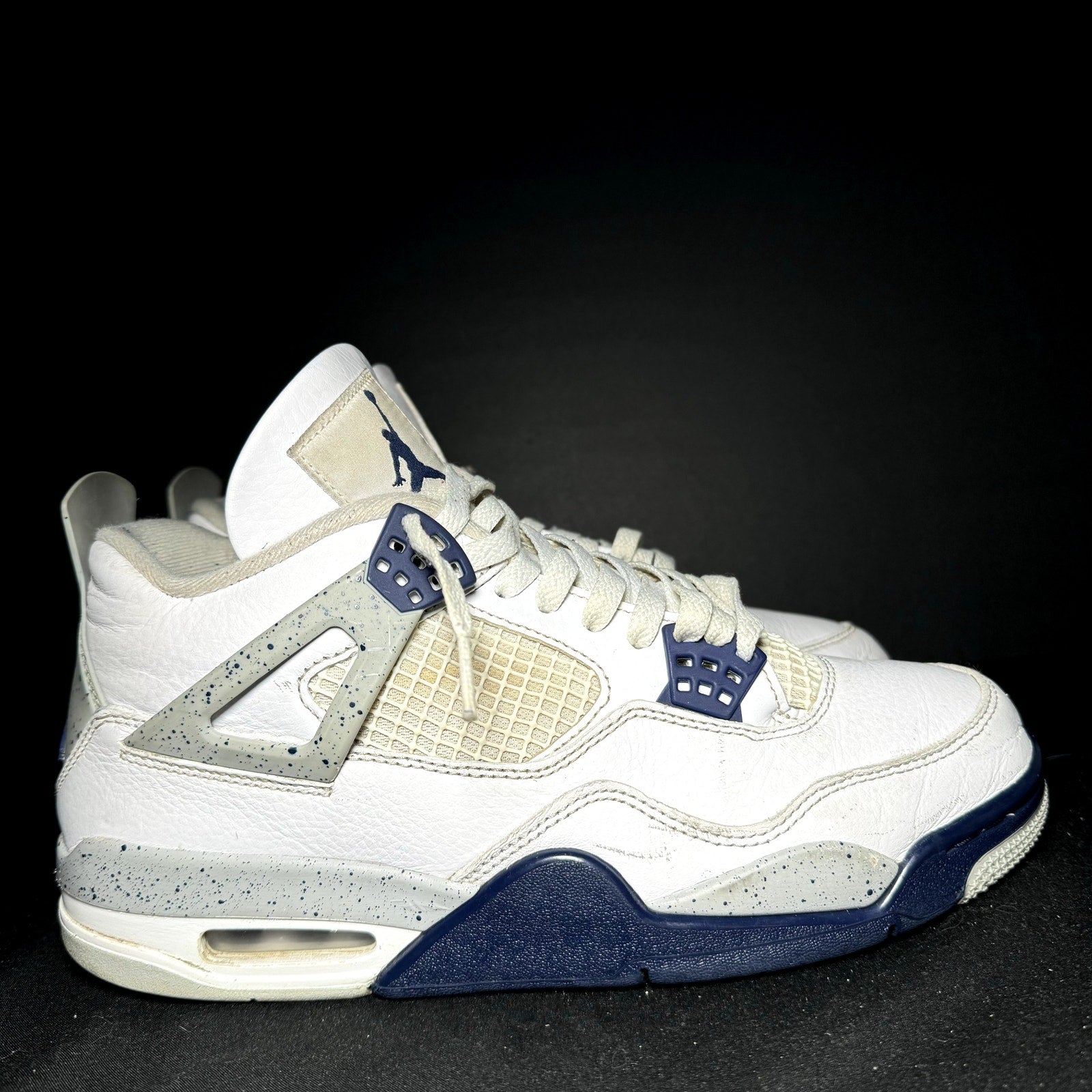 Air Jordan 4 Retro Midnight Navy Men's Shoes - Size 9