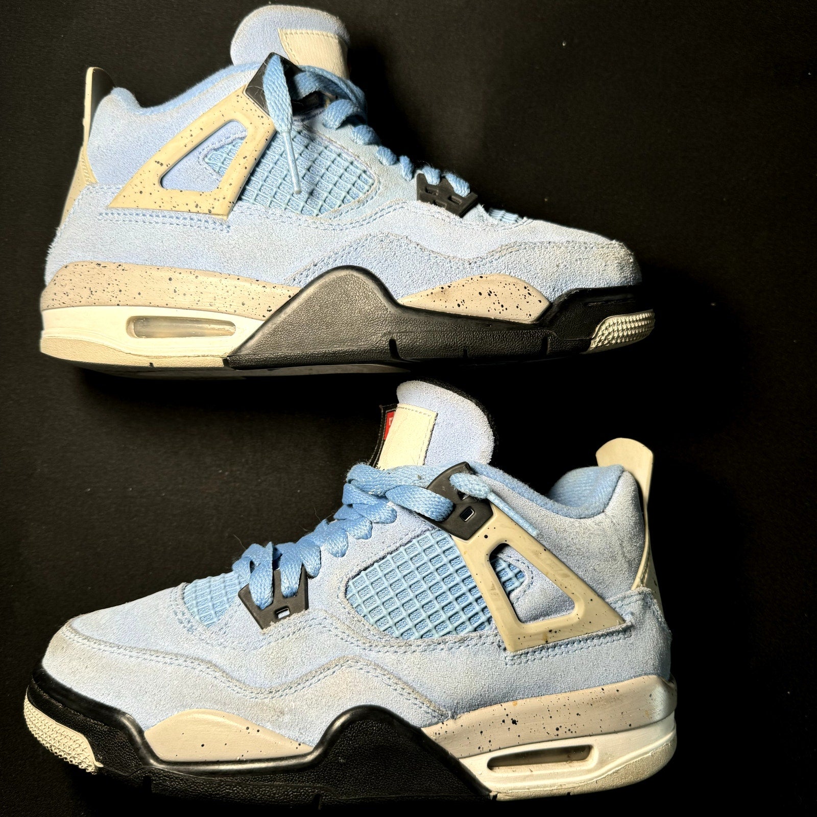 Air Jordan 4 Retro GS University Blue 2021 Kids Shoes - Size 4