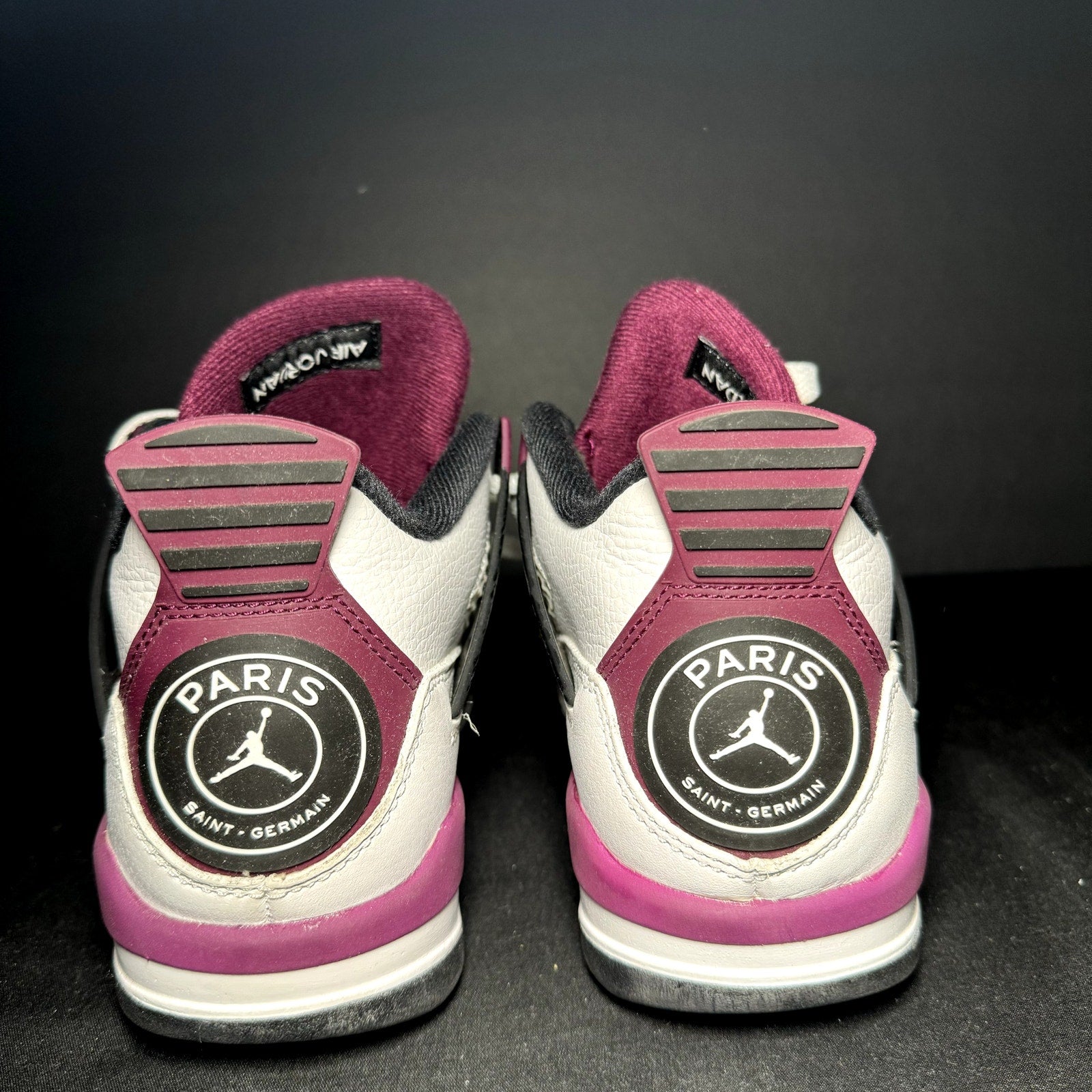 Paris Saint-Germain x Nike Air Jordan 4 Retro GS Bordeaux Kids Shoes - Size 5