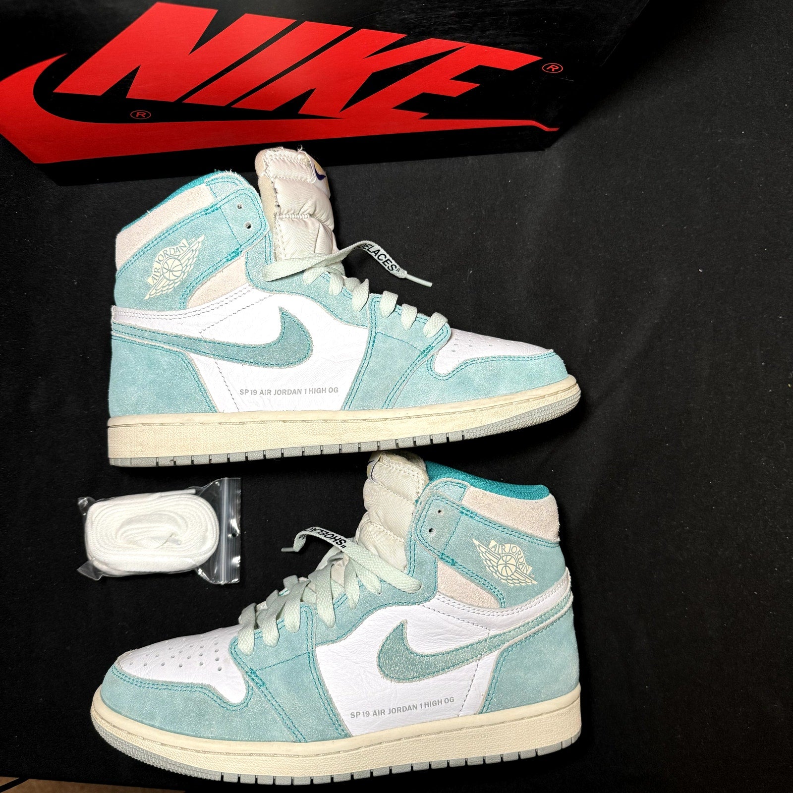 Air Jordan 1 Retro High OG Turbo Green Men's Shoes - Size 8